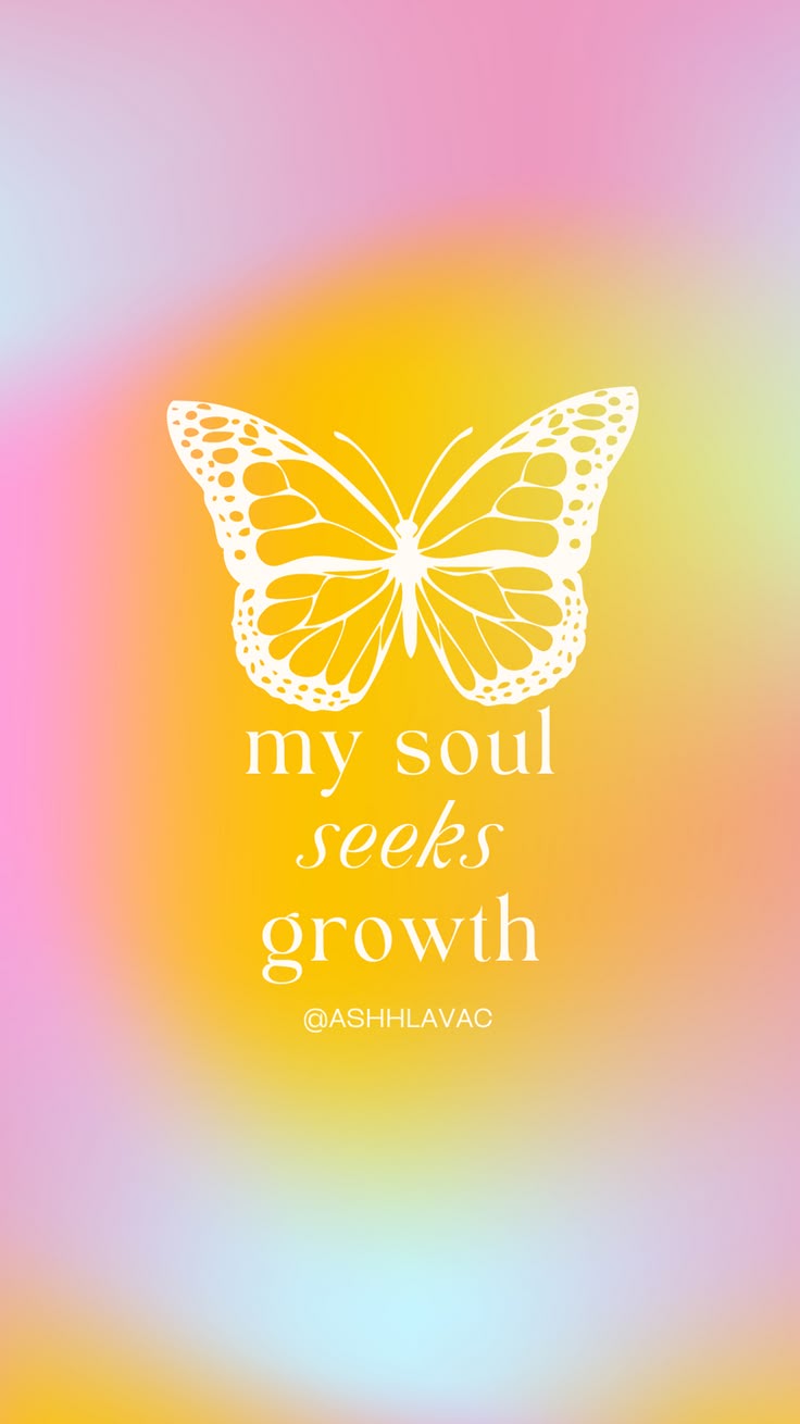 my soul seeks growth tie dye butterfly