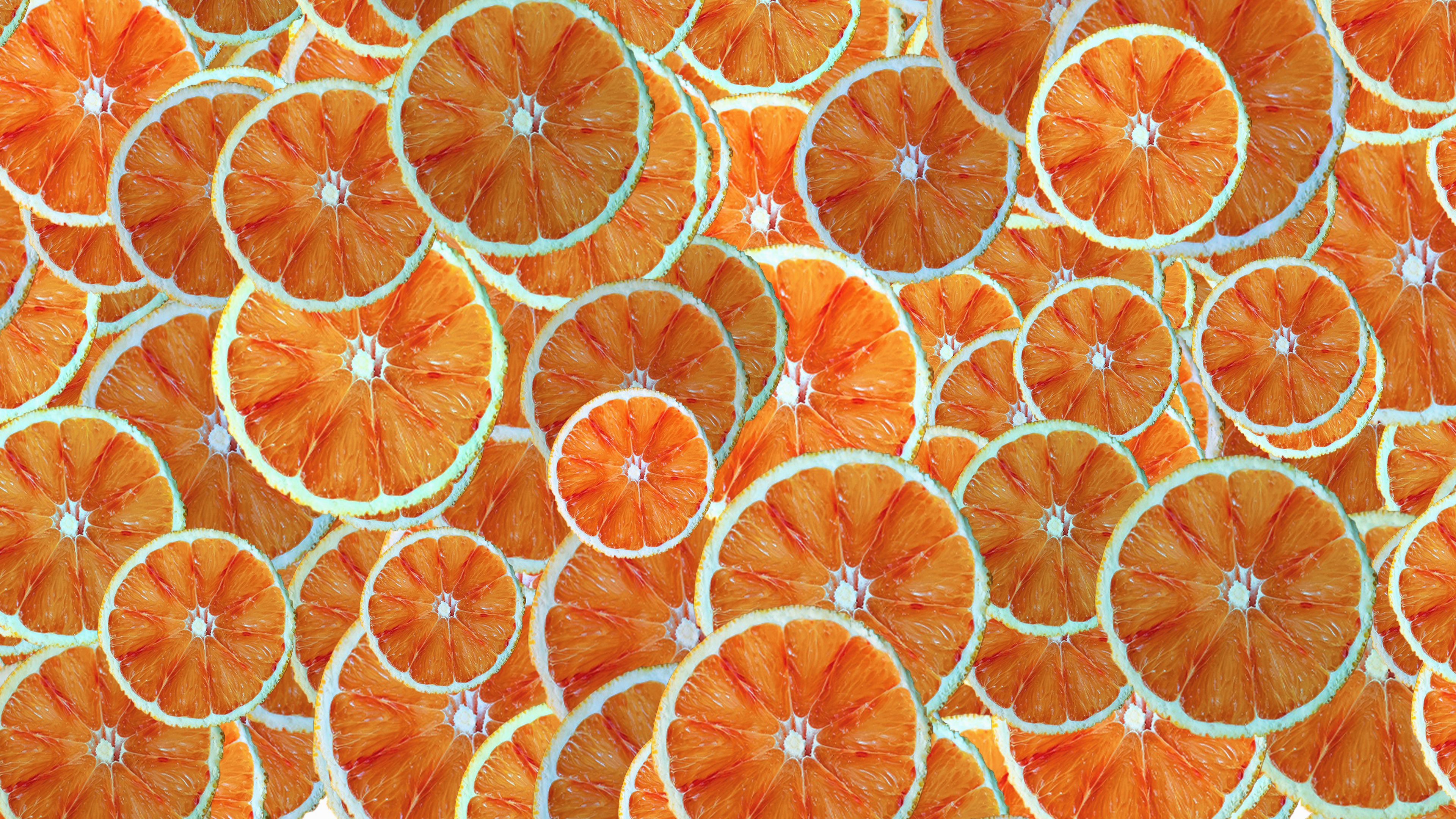 Download wallpaper 3840x2160 oranges