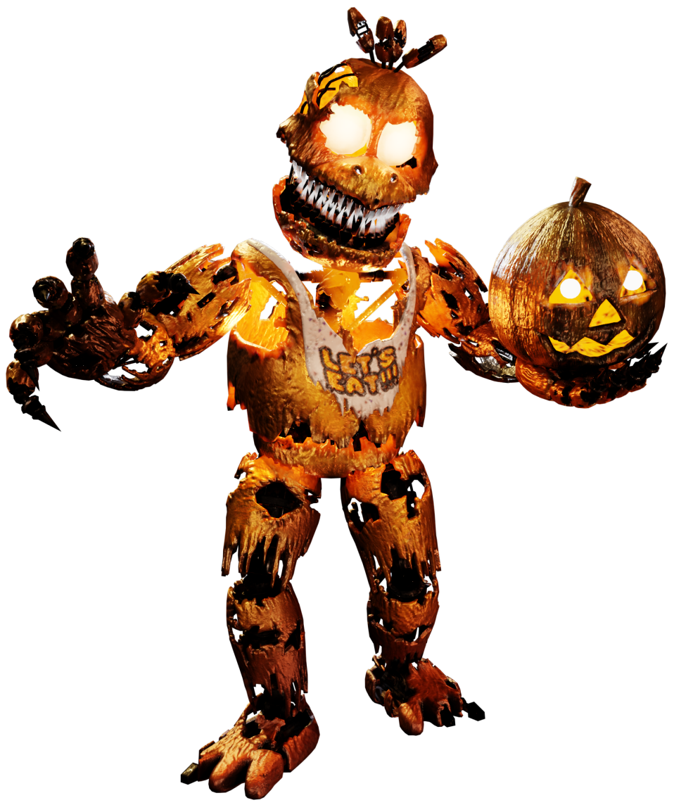 Nightmare Chica Mike's New Ghostly