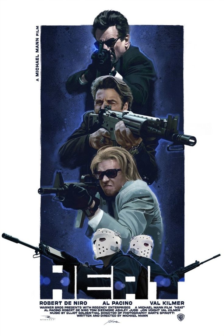 Heat 1995, Heat movie, Comic movies