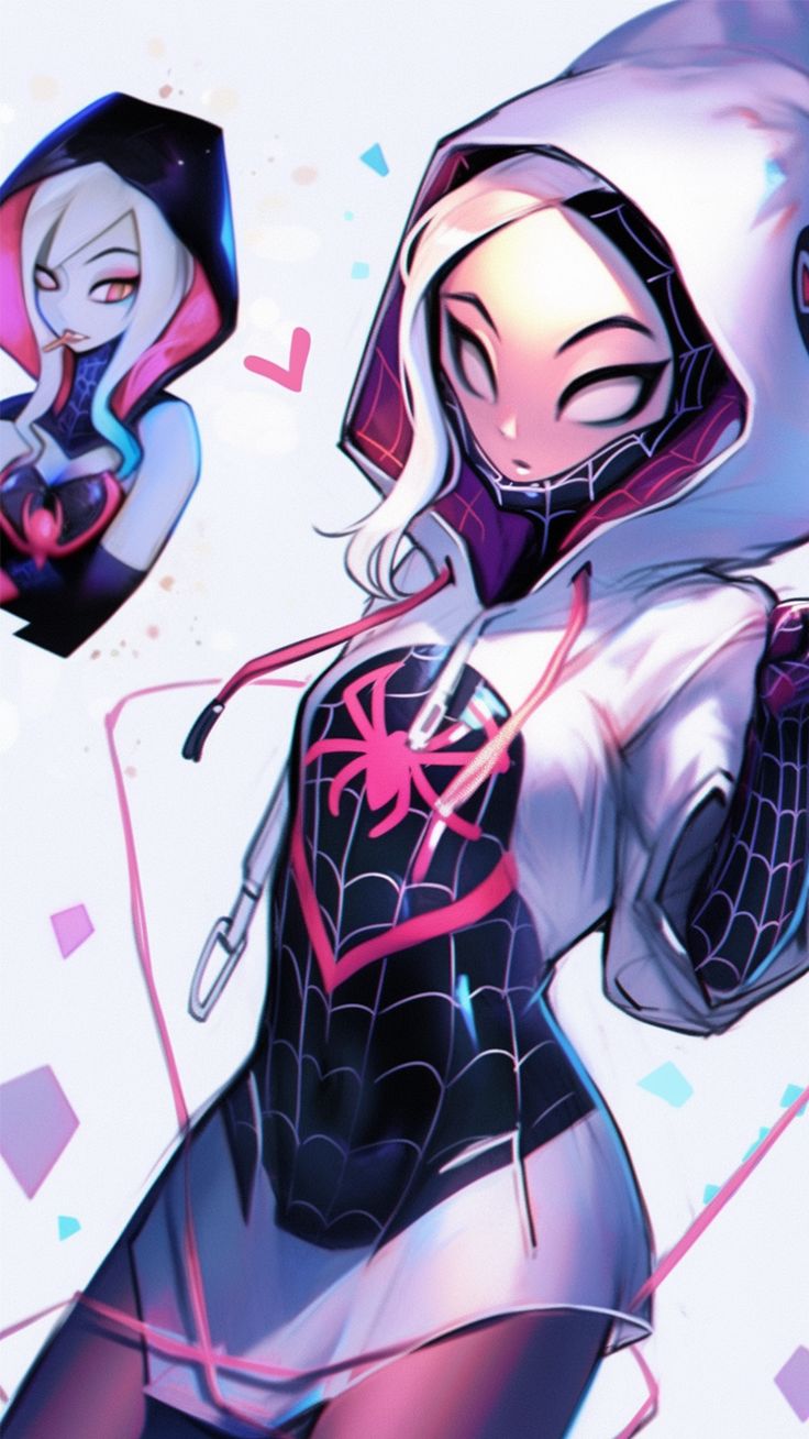 Female Spidersona Gwen Wallpaper 4K