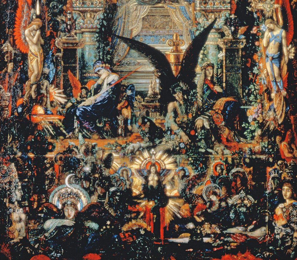 Semele, 1894 95 (detail) By Gustave Moreau