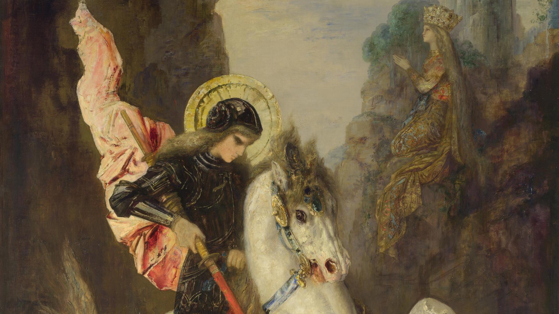 Gustave Moreau. Saint George and