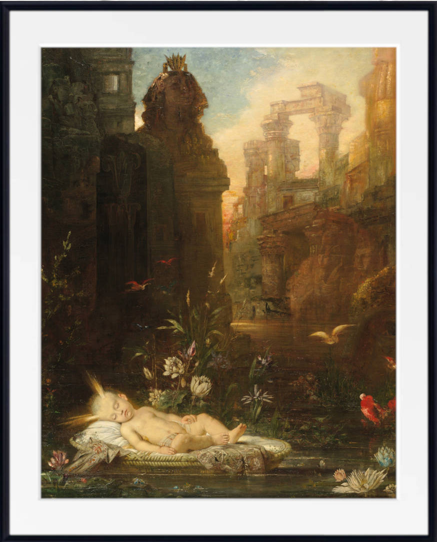 Gustave Moreau Print, The Infant Moses