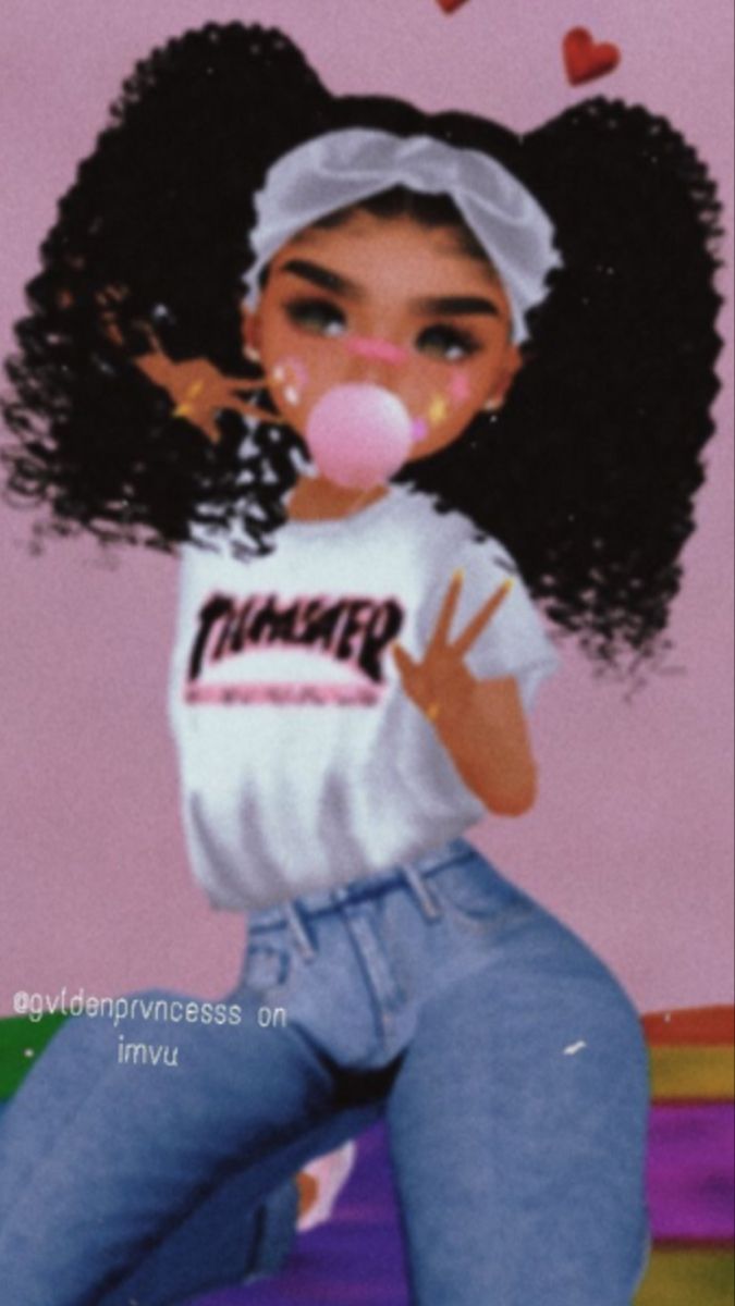 Teen imvu buble gum girl