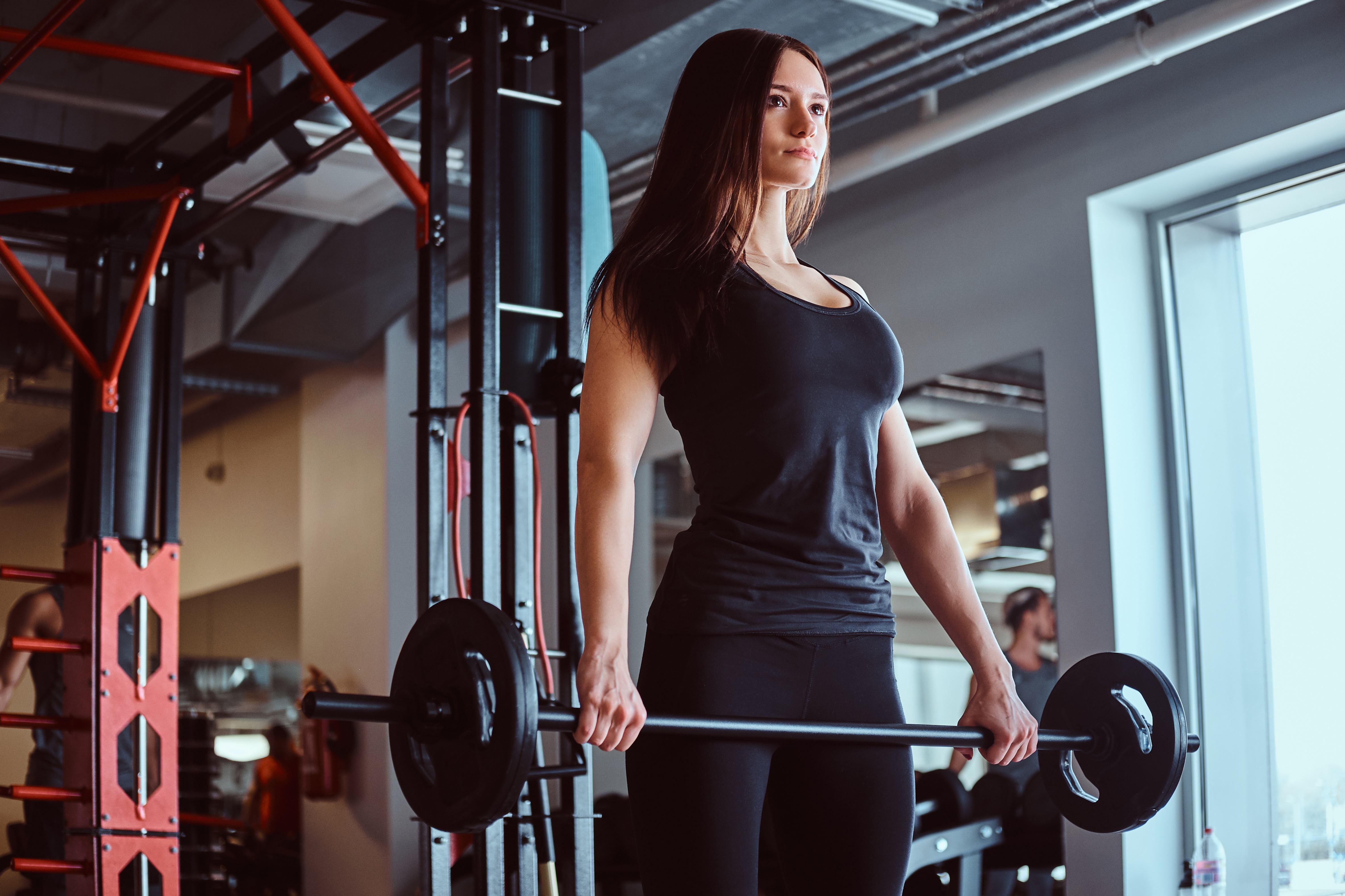 Woman Fitness Gym 4k Ultra HD Wallpaper