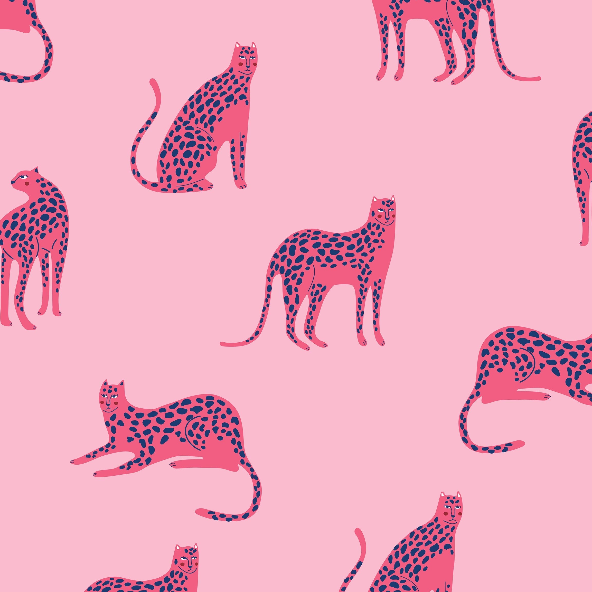 Pink Leopard Wallpaper