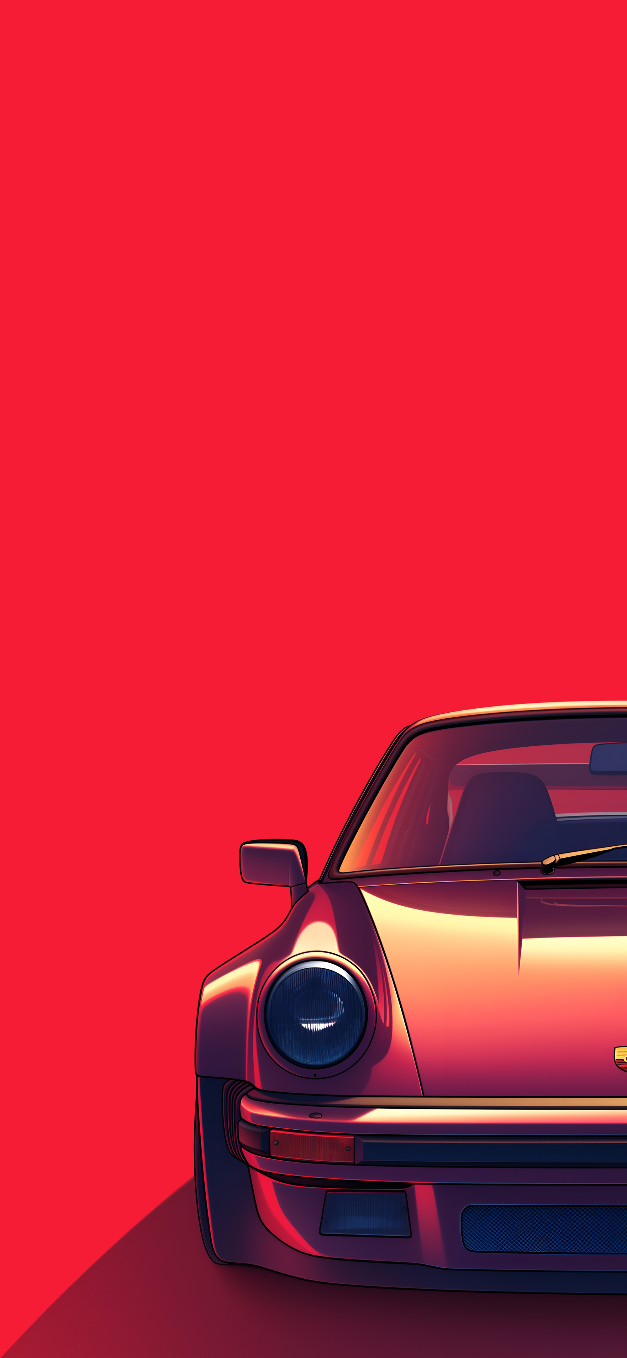 Porsche 911 Retro Matching Wallpaper