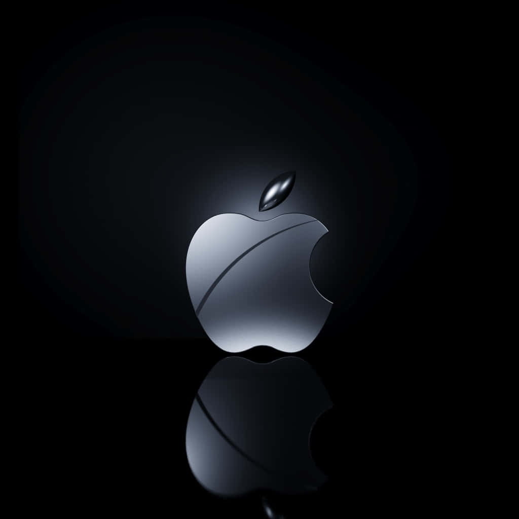 Download Metallic Apple Logo Awesome