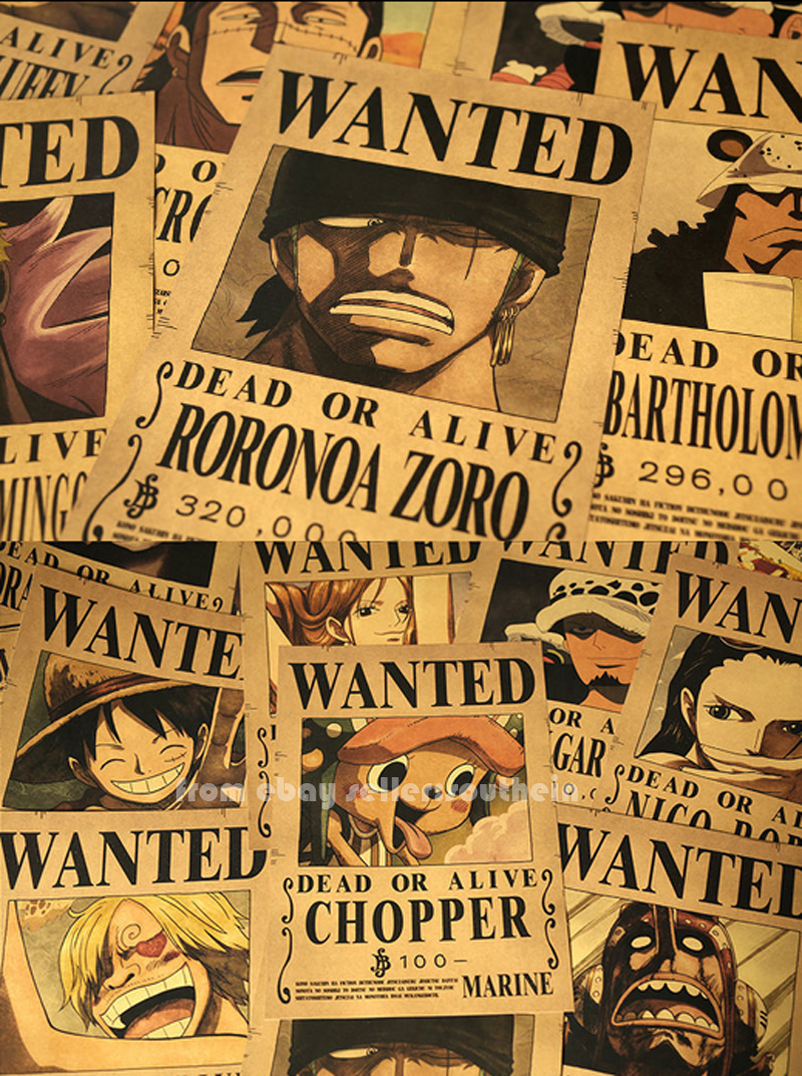 One Piece Bounty Wanted Poster Luffy 3