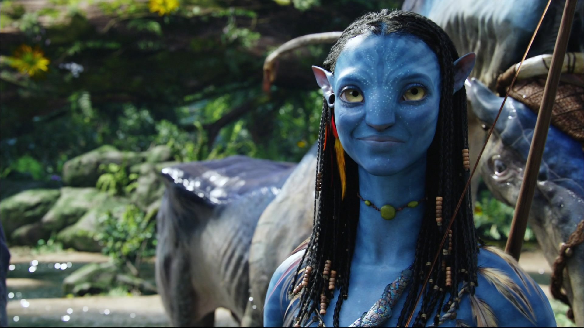 Neytiri Smiling in Nature Avatar