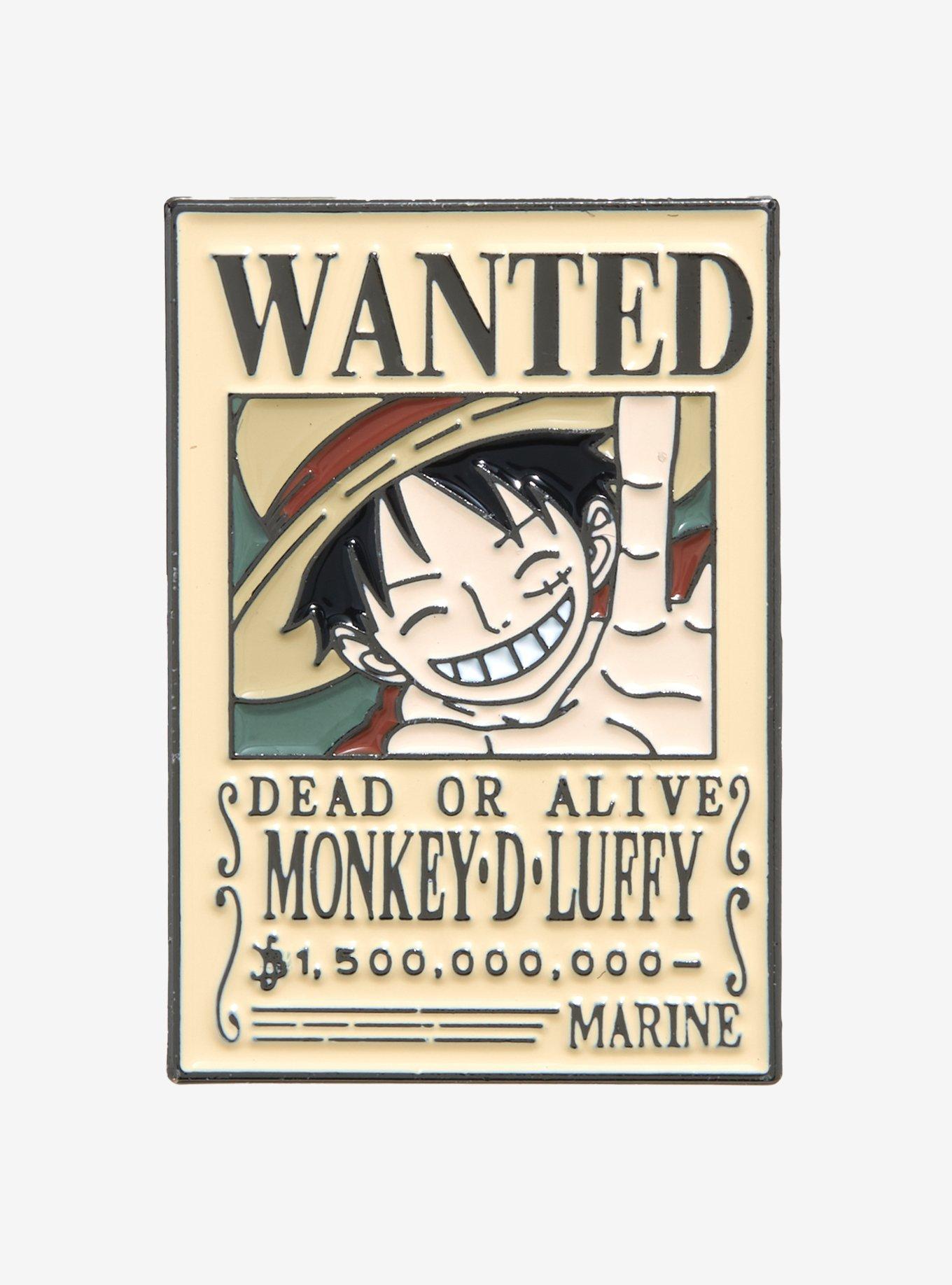 One Piece Monkey D. Luffy Wanted Poster