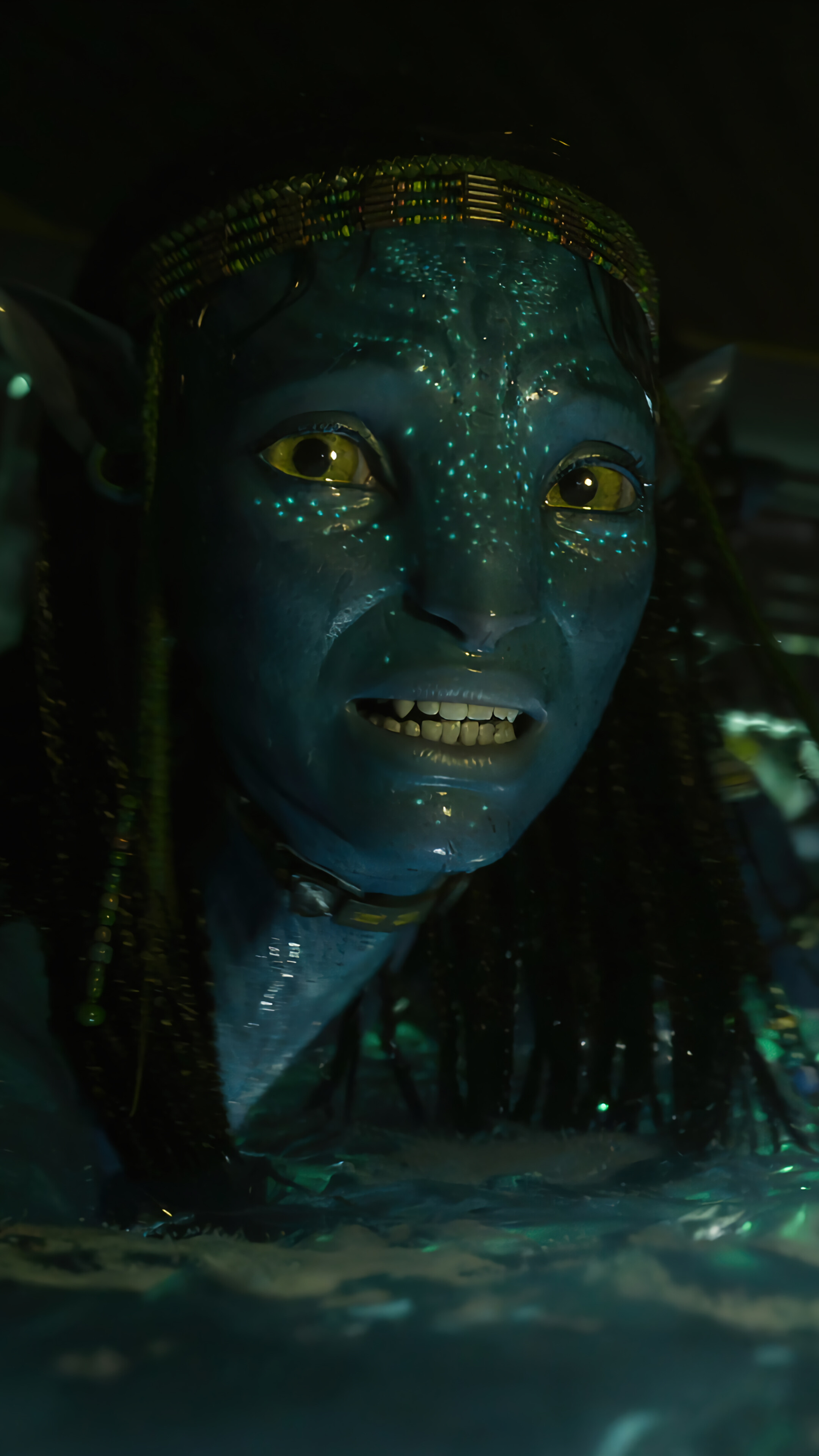 Water Neytiri 4K Wallpaper iPhone