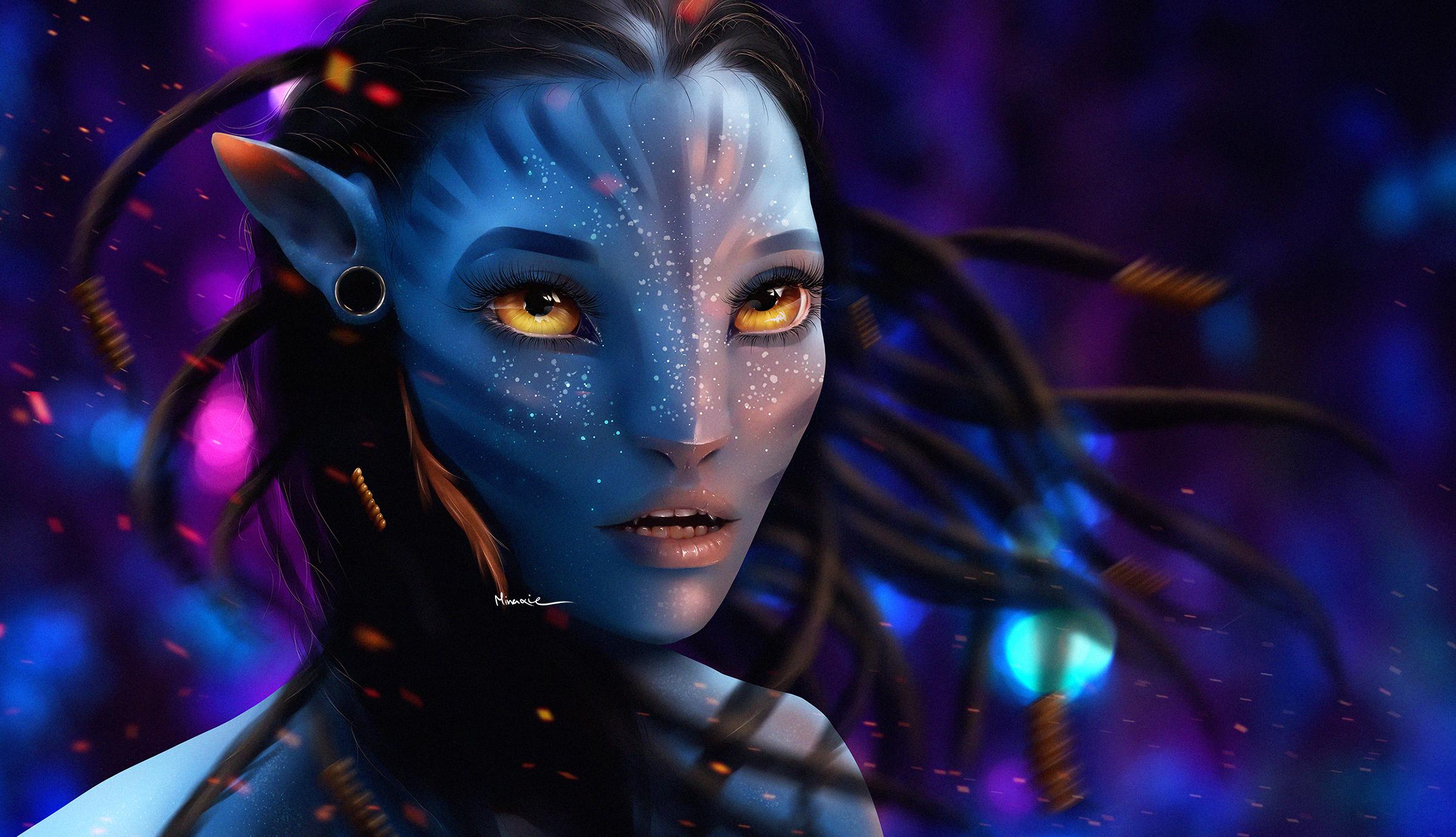 Neytiri fanart, she is so gorgeous, r