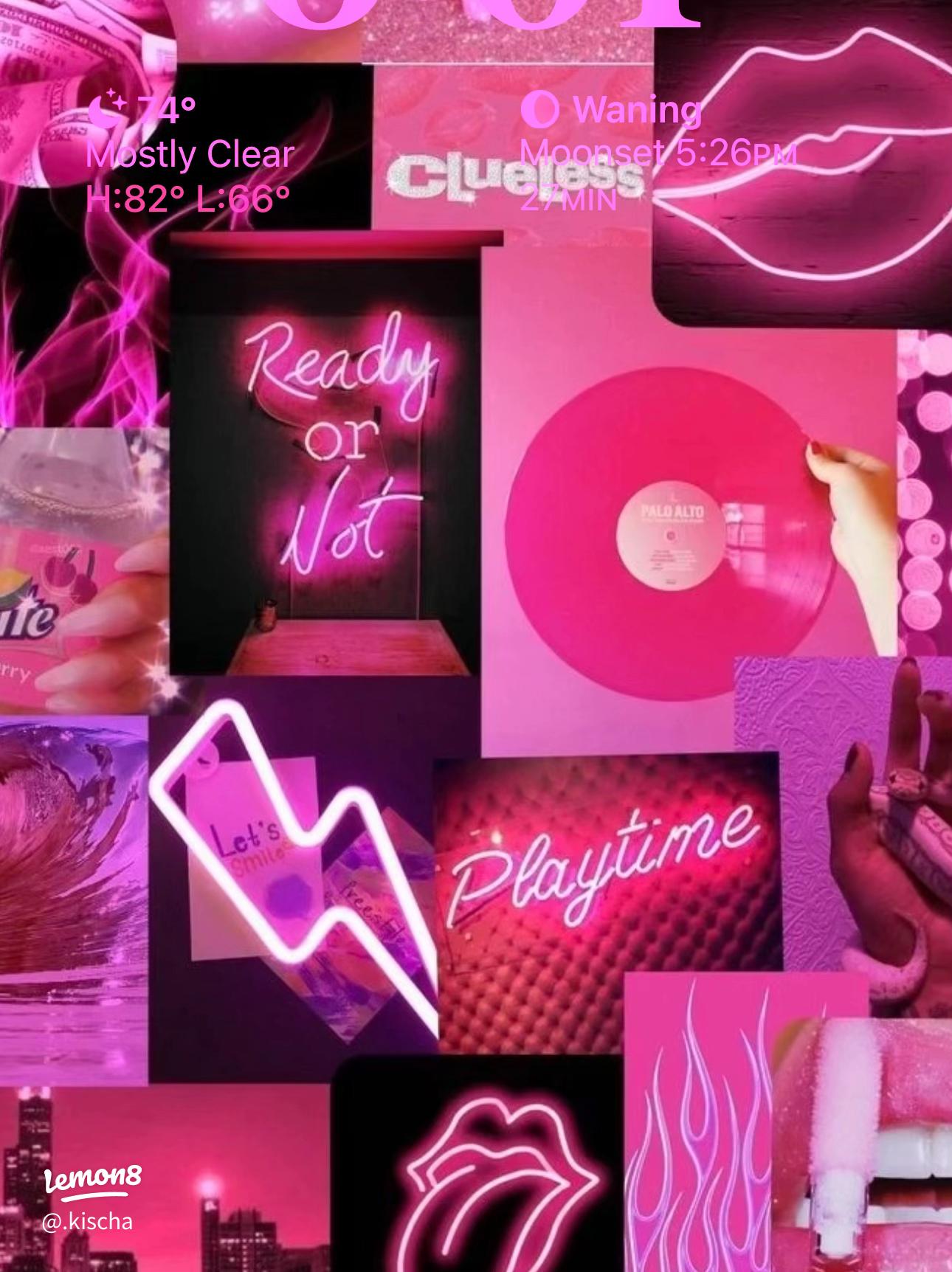 Pinky purple Lockscreen