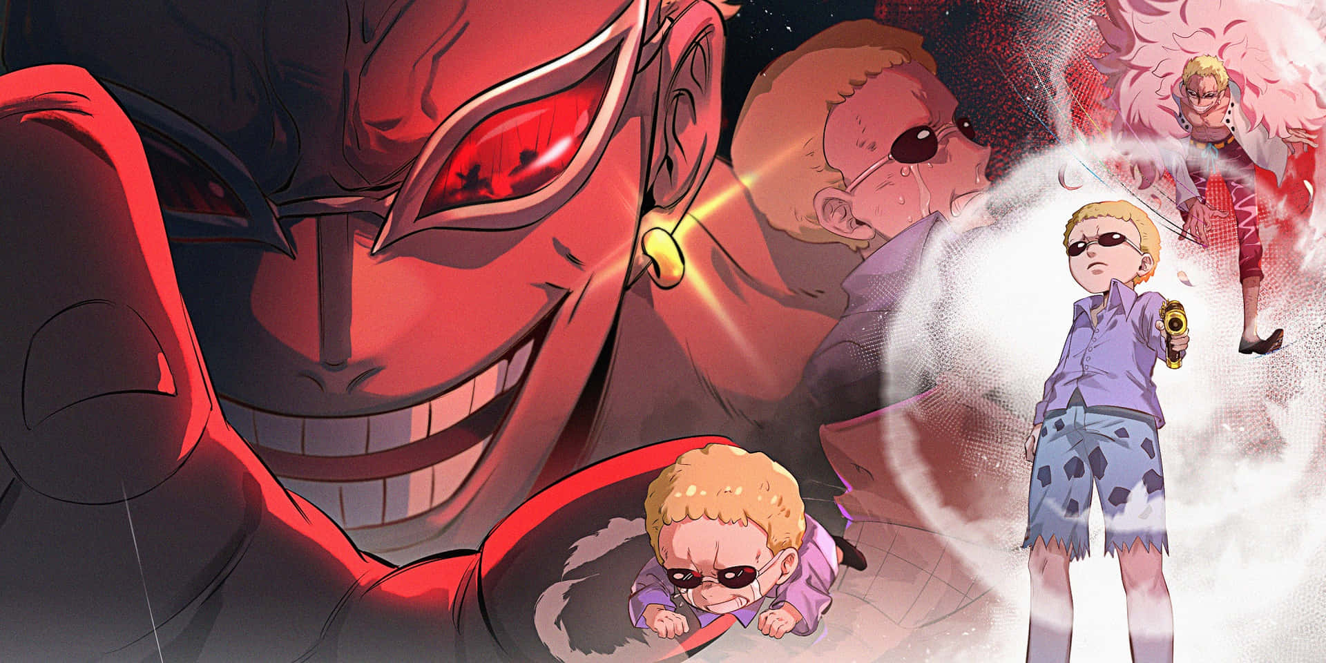 Doflamingo One Piece Villain Artwork