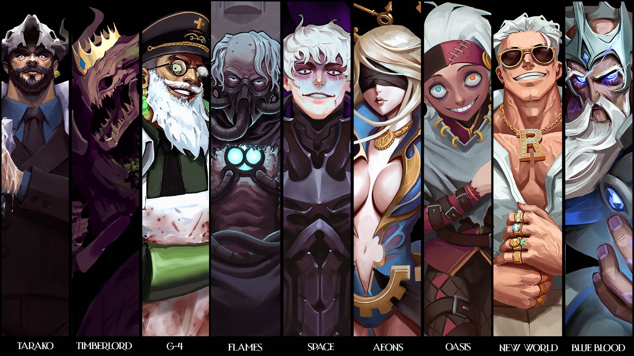 One Piece D&D villains Art