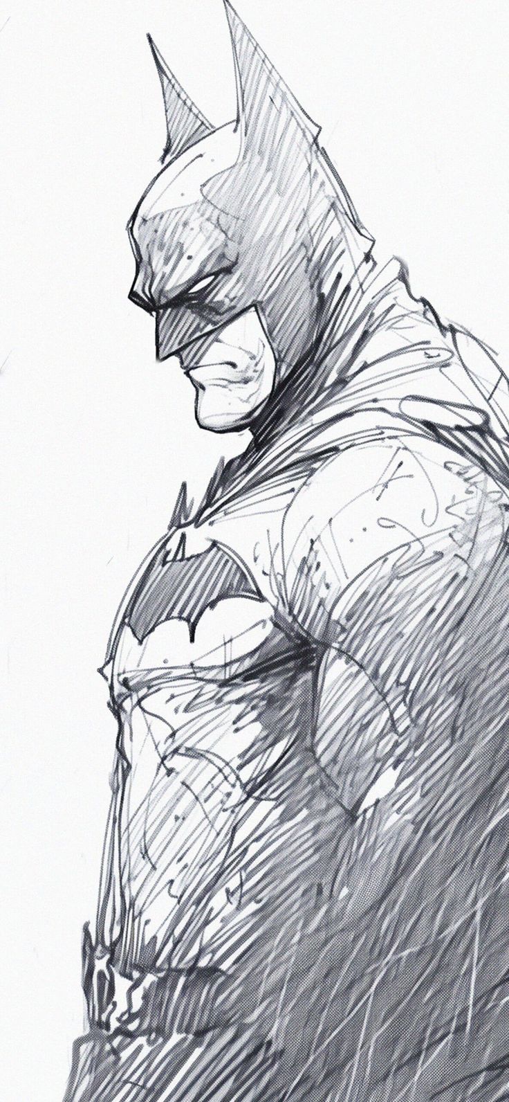 Batman Sketch Art Wallpaper