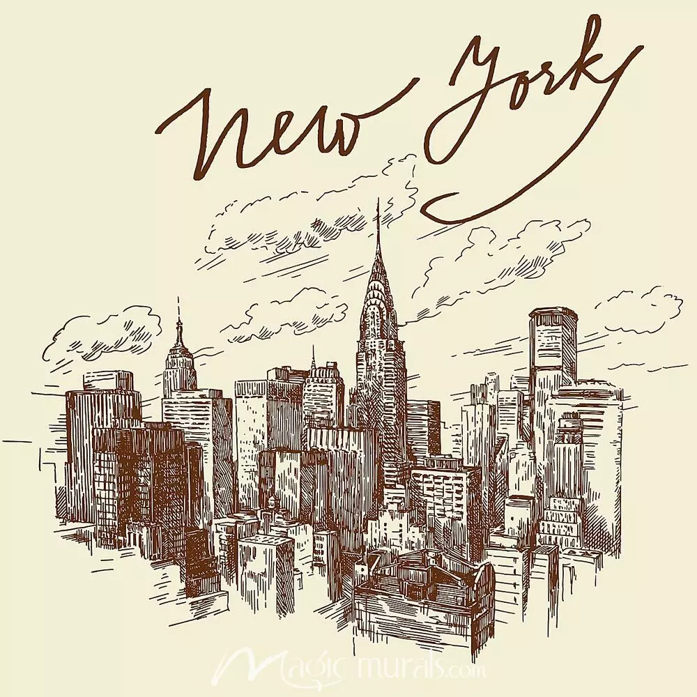 Sketch Wallpaper Mural