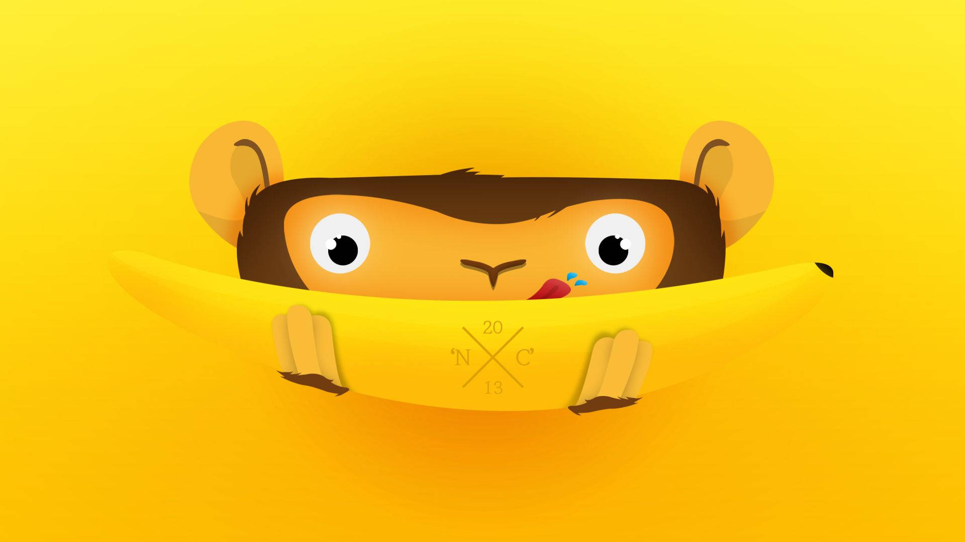 Download free Cute Monkey Banana