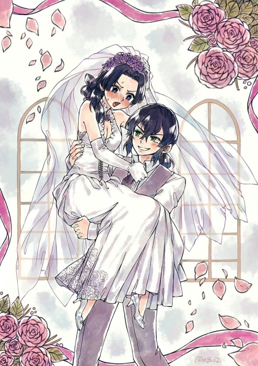 Inosuke x Aoi ideas. slayer, demon