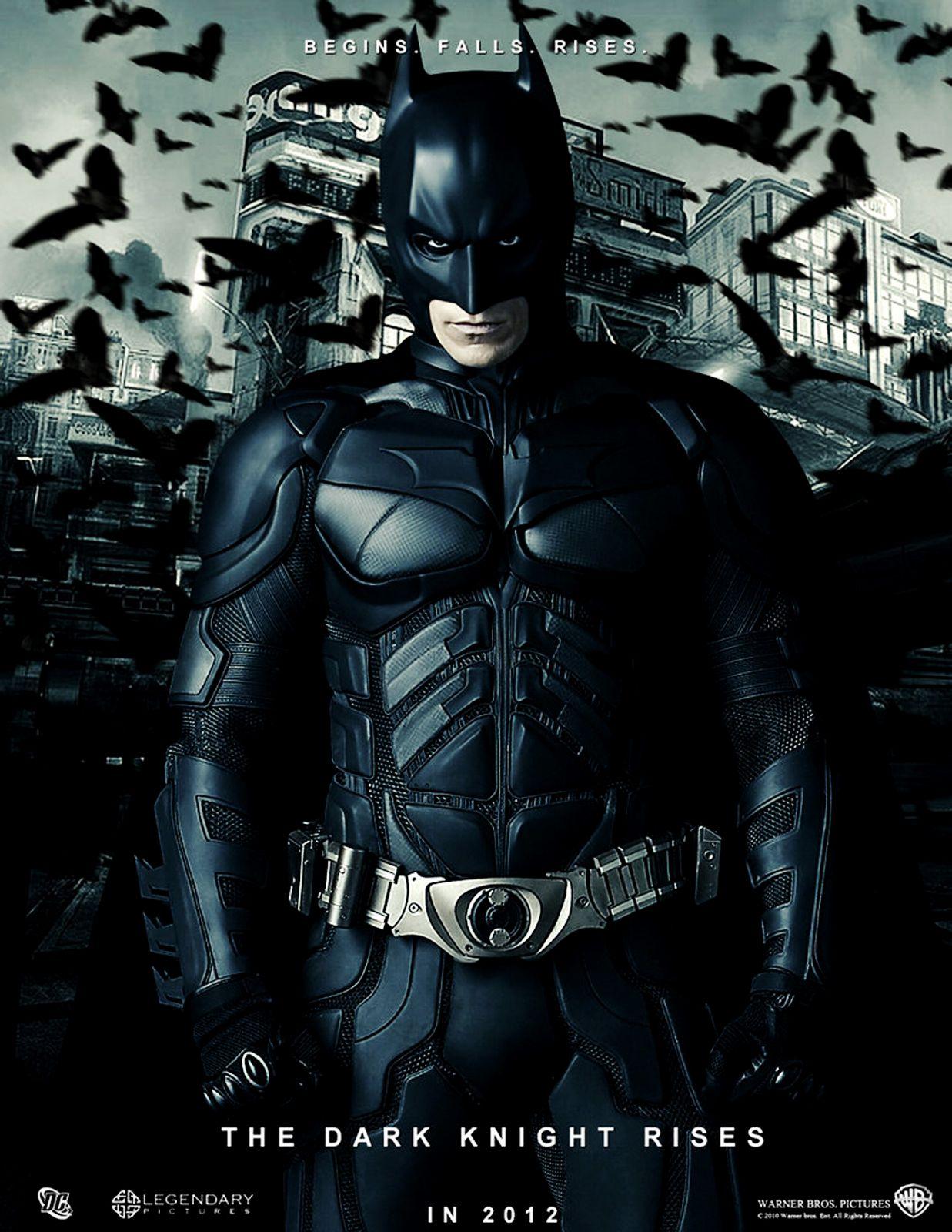 Central Wallpaper: Batman The Dark Knight Rises 2012 HD Poster
