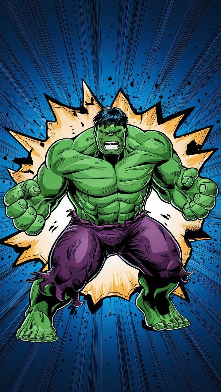 Comic Hulk Wallpaper