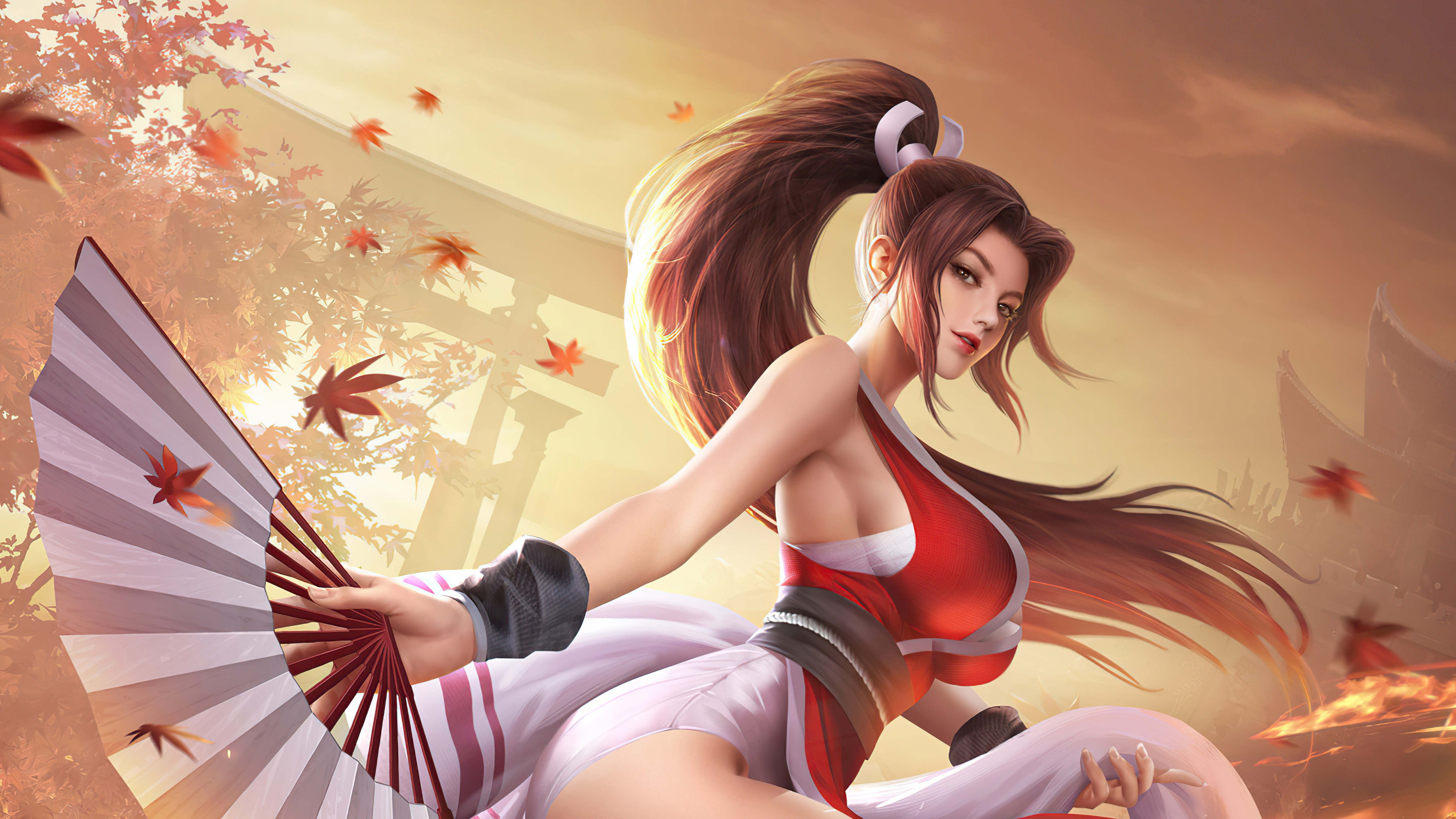 Mai Shiranui King Of Chaos 5k Wallpaper