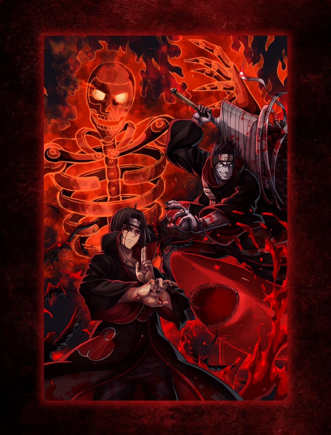 Itachi x Kisame Card Sleeves 70 PCS