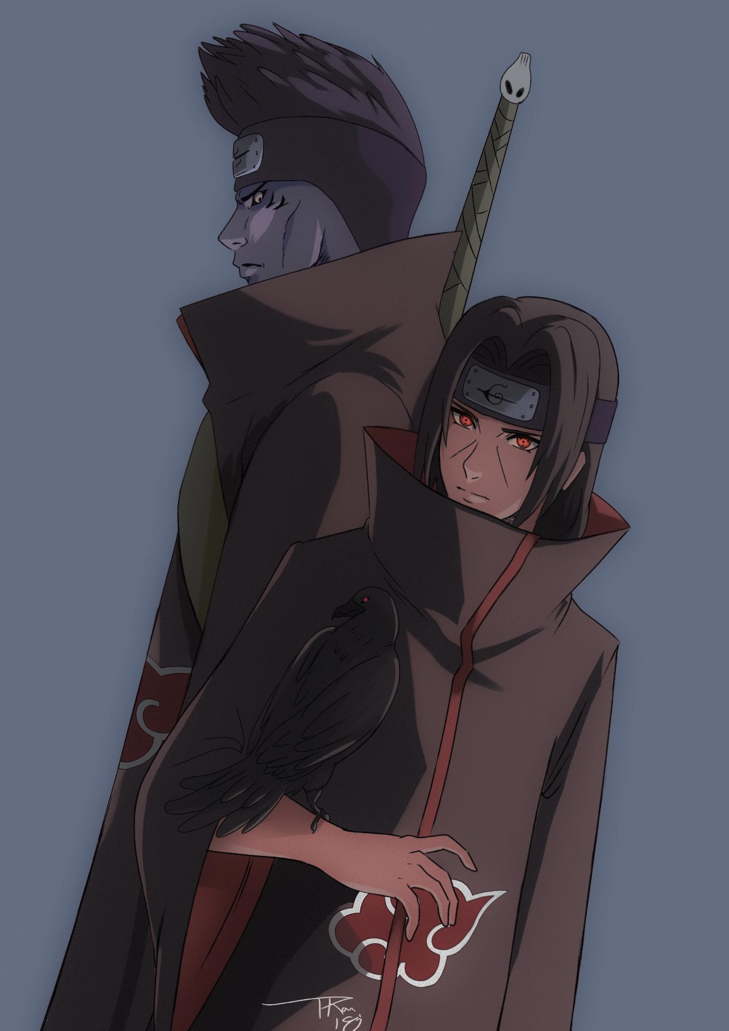 I drew Itachi and Kisame!