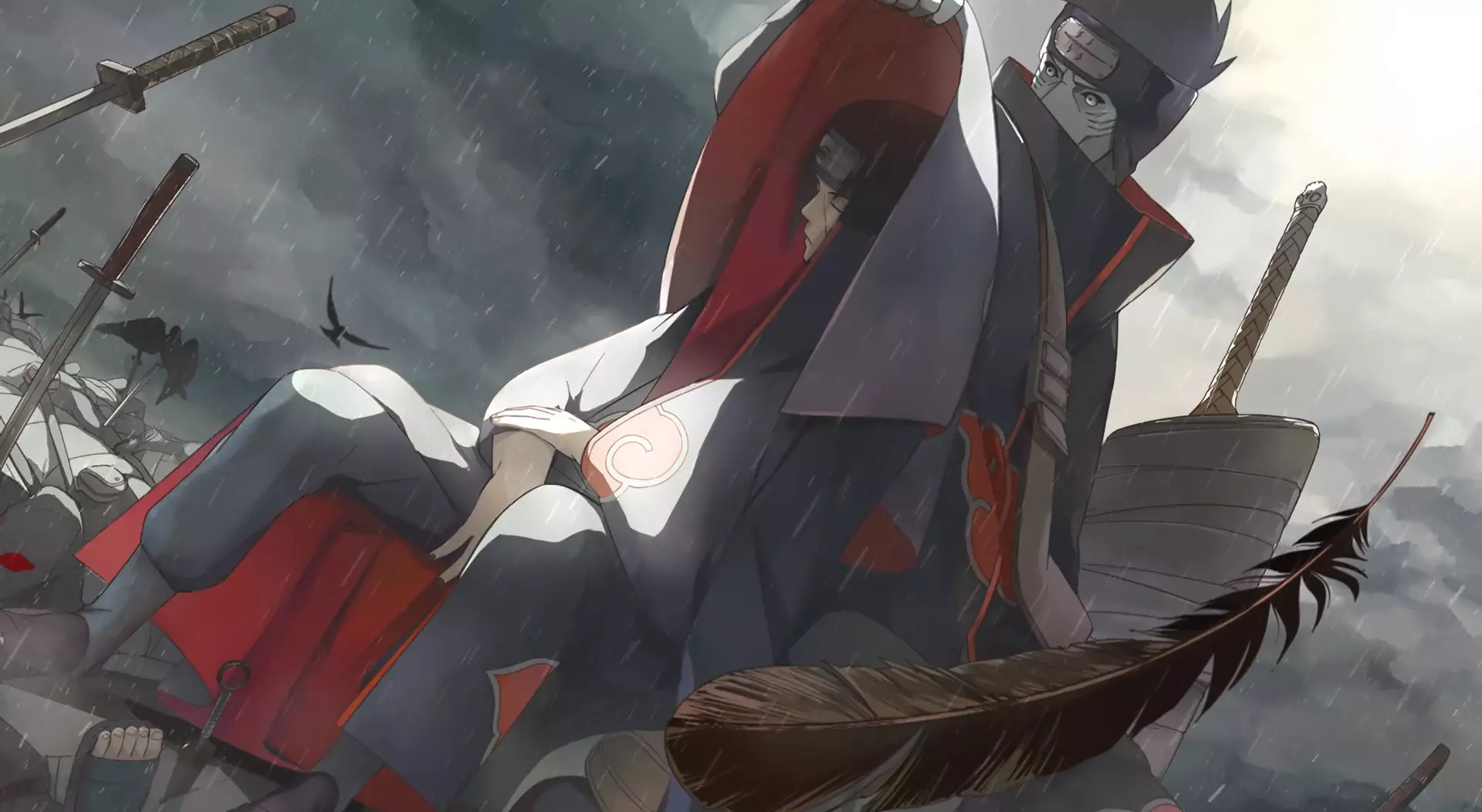 Live wallpaper Uchiha Itachi and Kisame