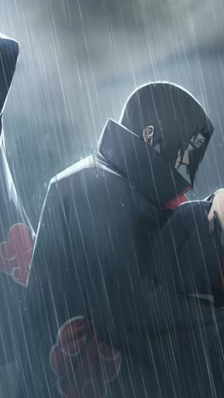 Kisame in the Rain Mobile Live Wallpaper
