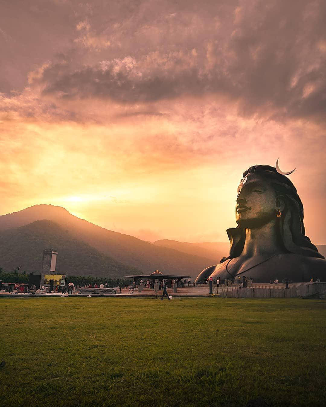 The Adiyogi Shiva Statue Wallpaper