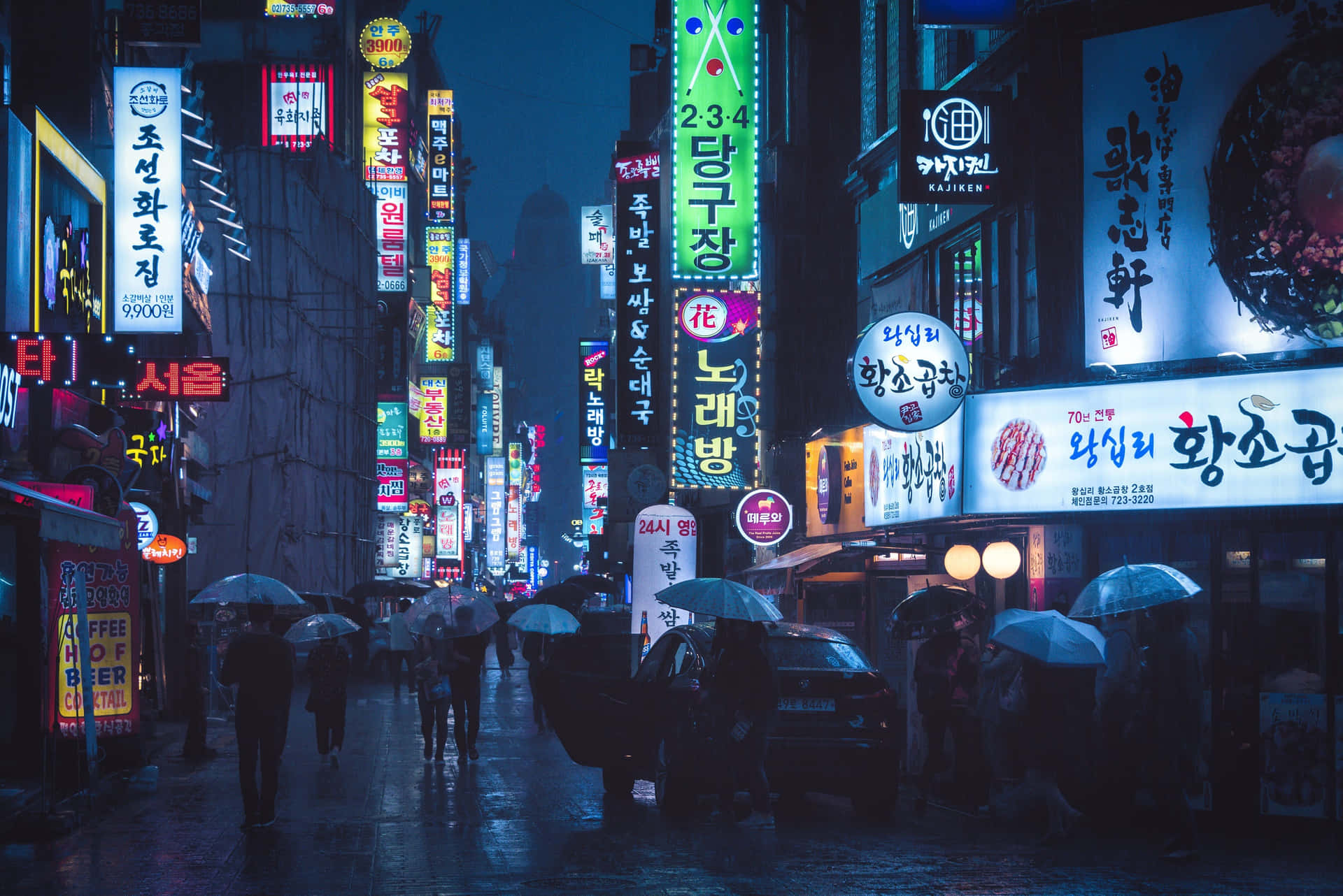 Download A Modern Korean Aesthetic Computer Set Up Wallpaper
