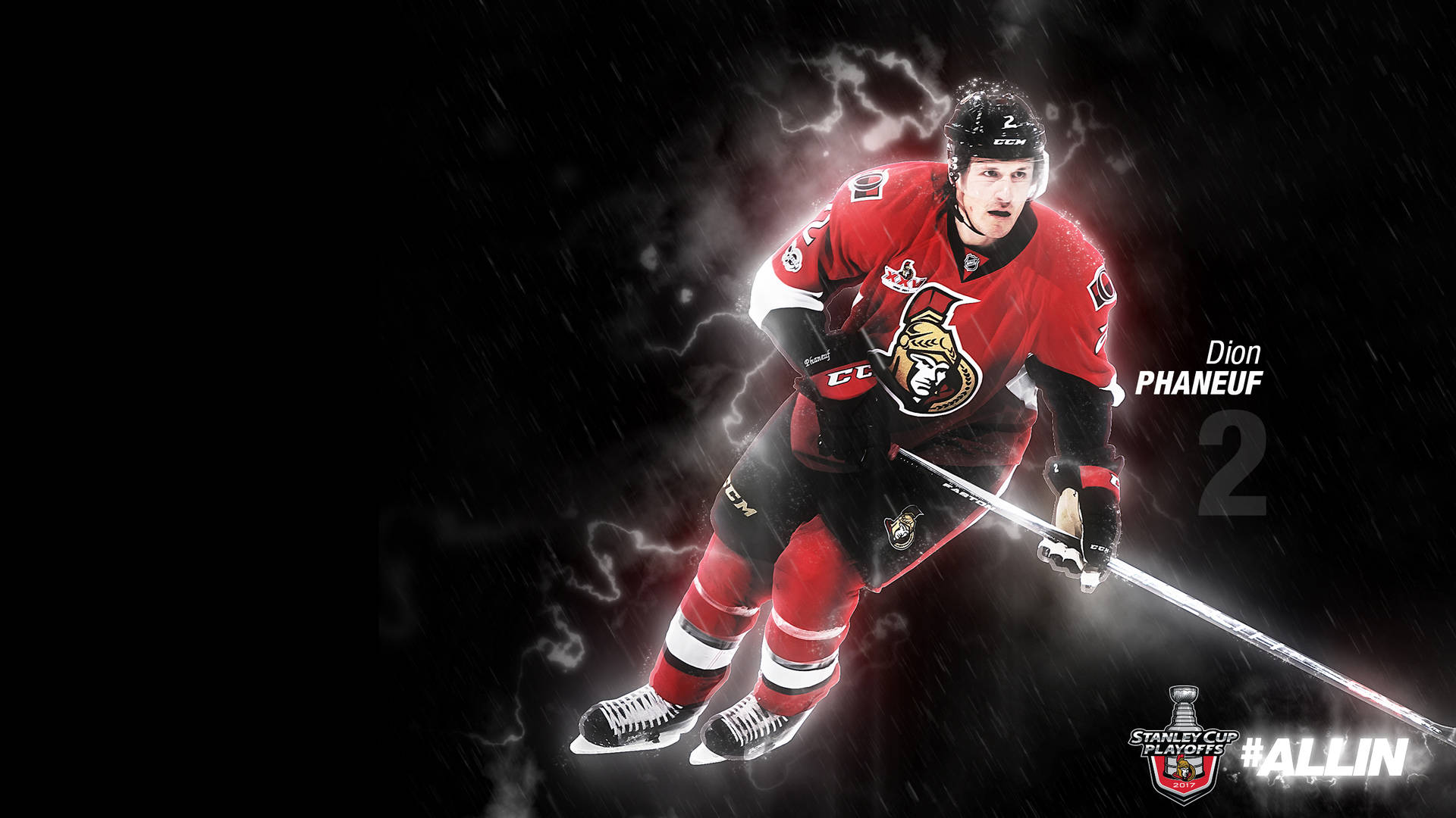 Smokey Ottawa Senators Wallpaper
