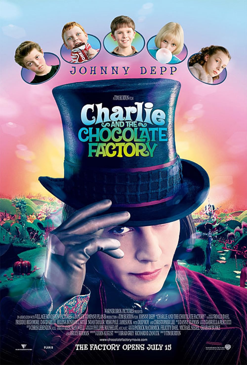 Johnny Depp as Willy Wonka
