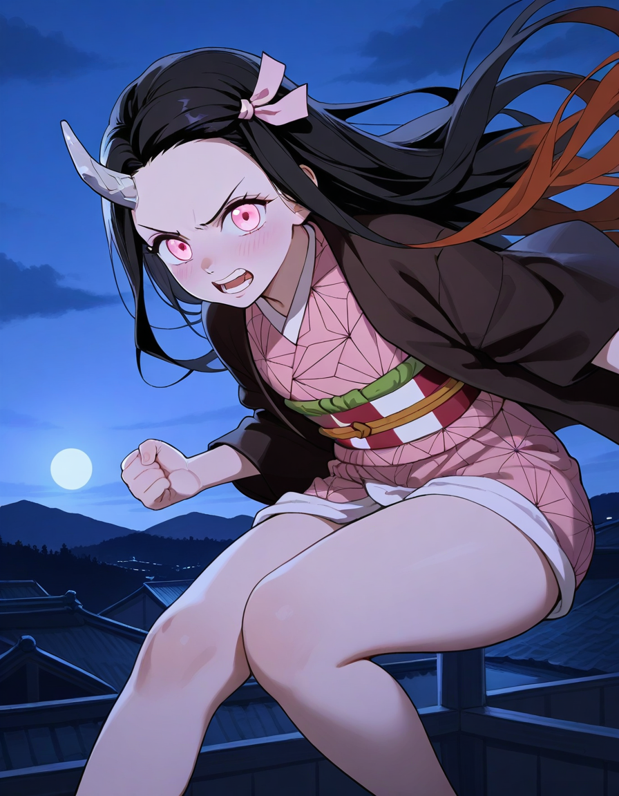 AI Art: Kamado Nezuko (Demon Slayer) 2
