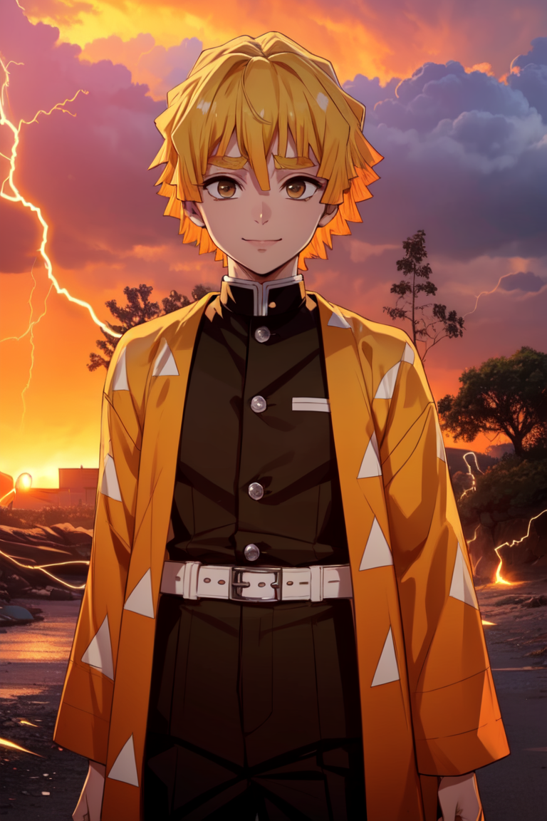 AIイラスト: Zenitsu︱Demon Slayer 作者