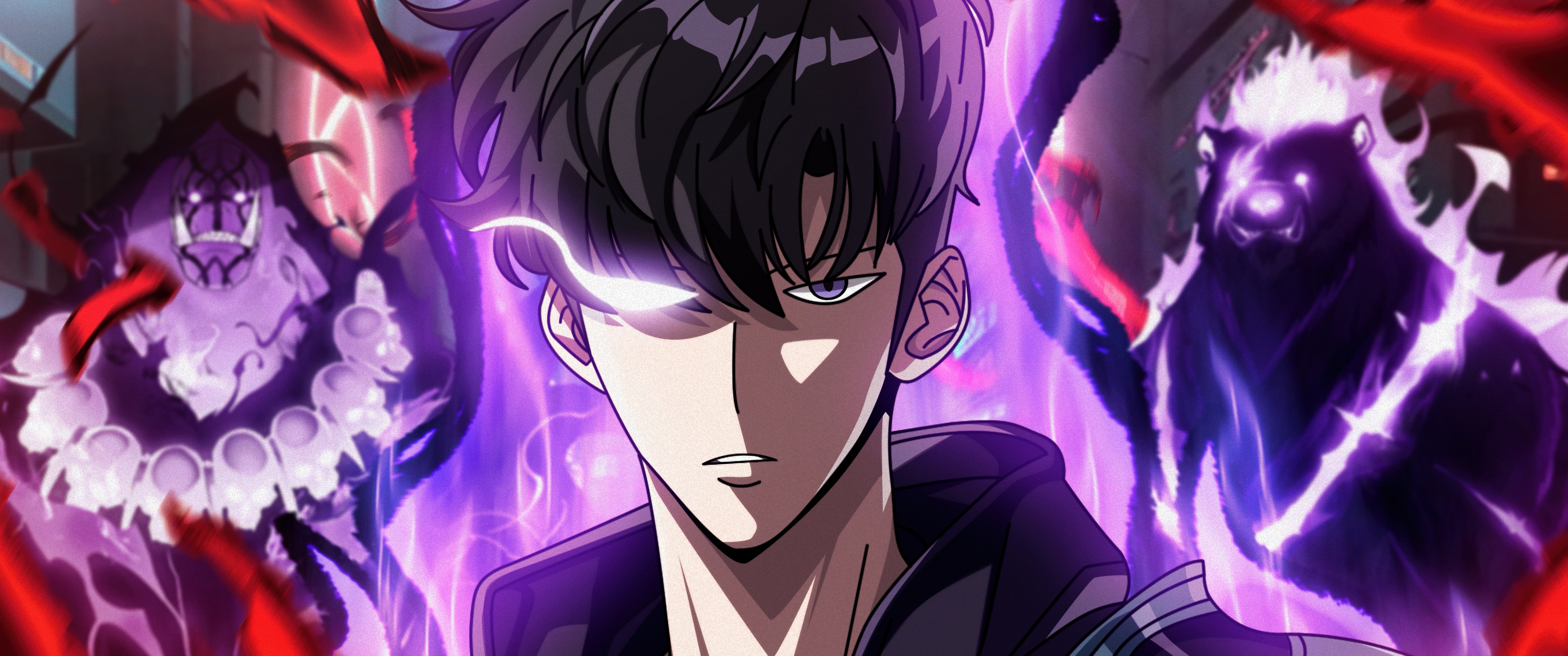 Sung Jinwoo Wallpaper 4K, Fan Art, Solo