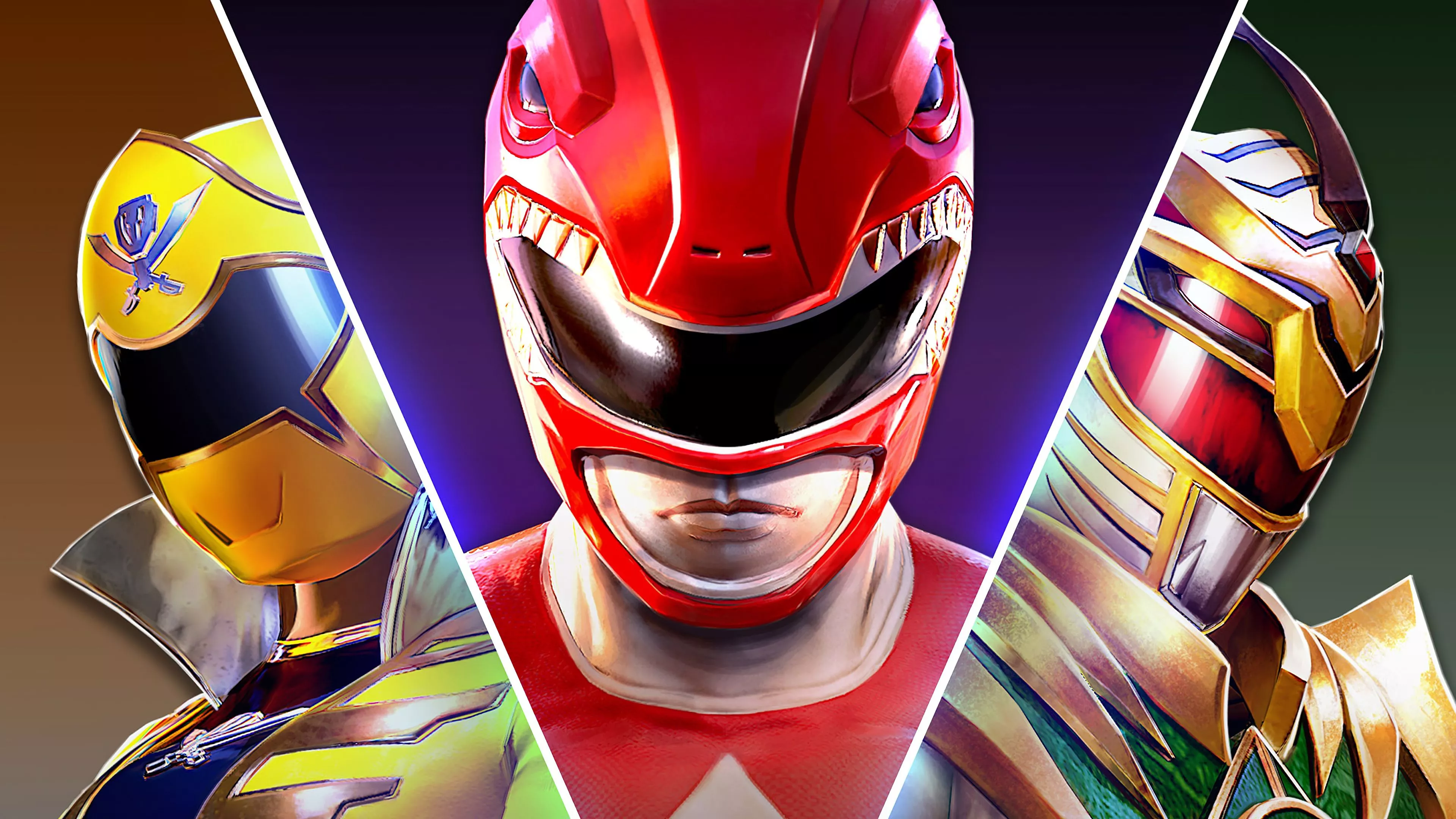 Red Yellow White Ranger Power Rangers