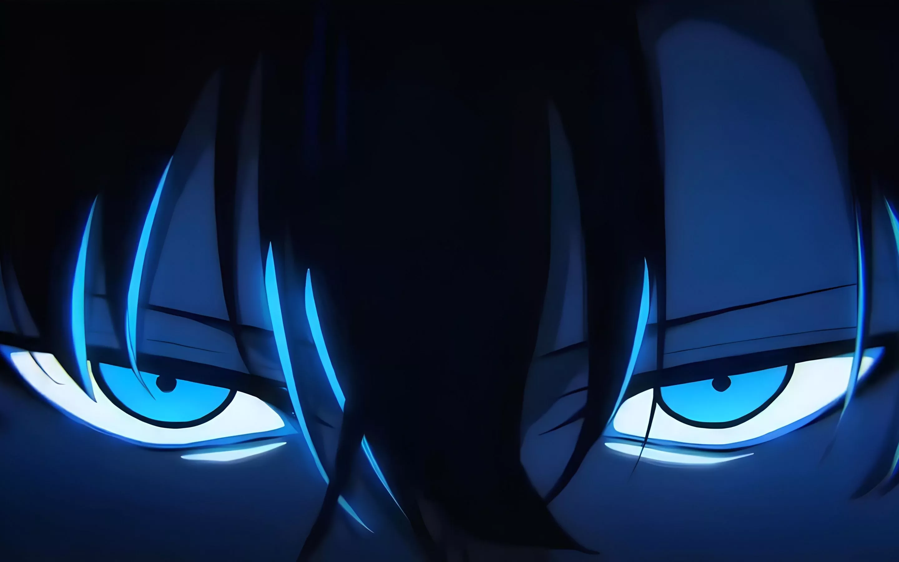 Sung Jinwoo Wallpaper 4K, Dark blue