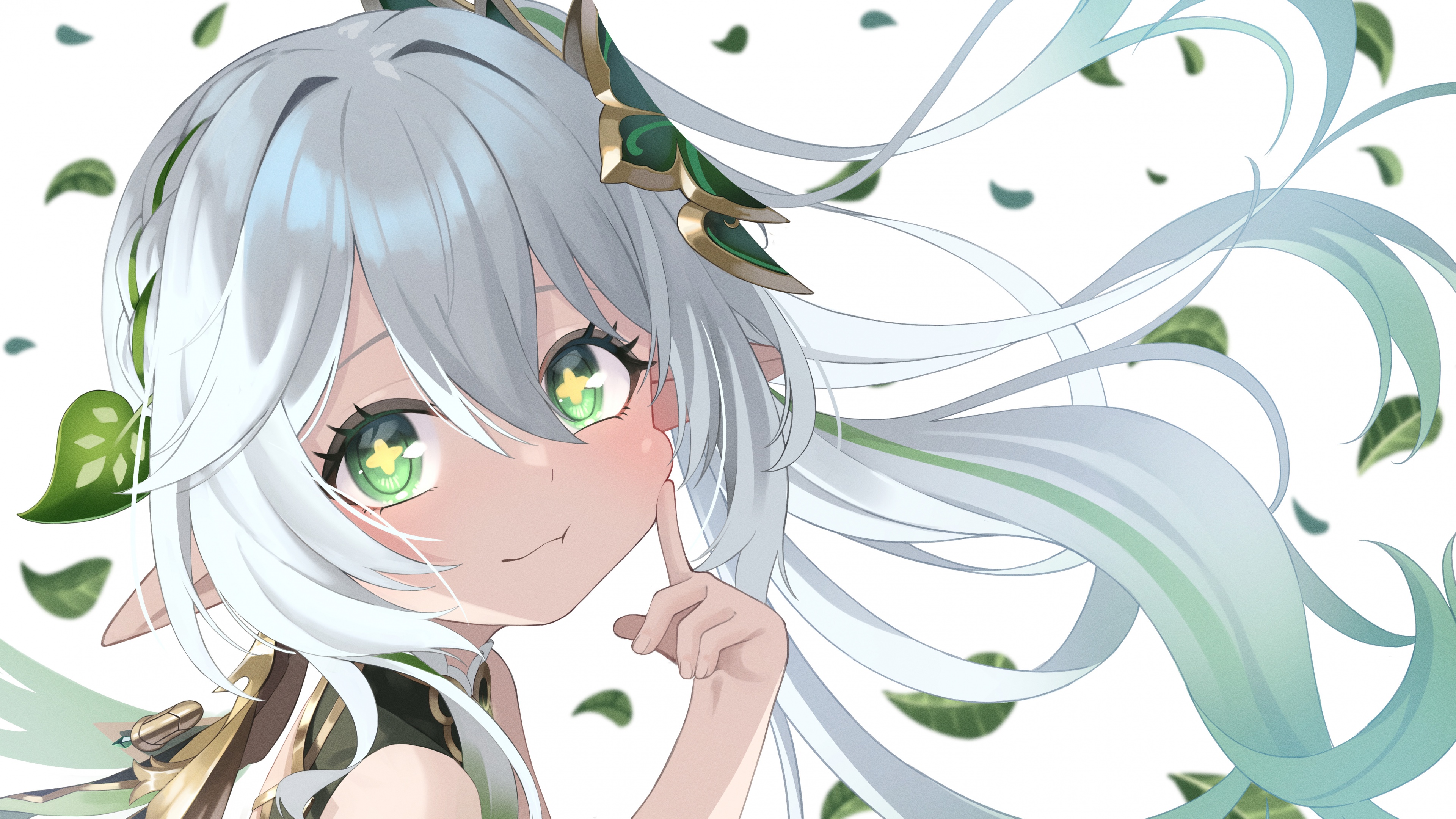 Nahida Wallpaper 4K, Anime girl