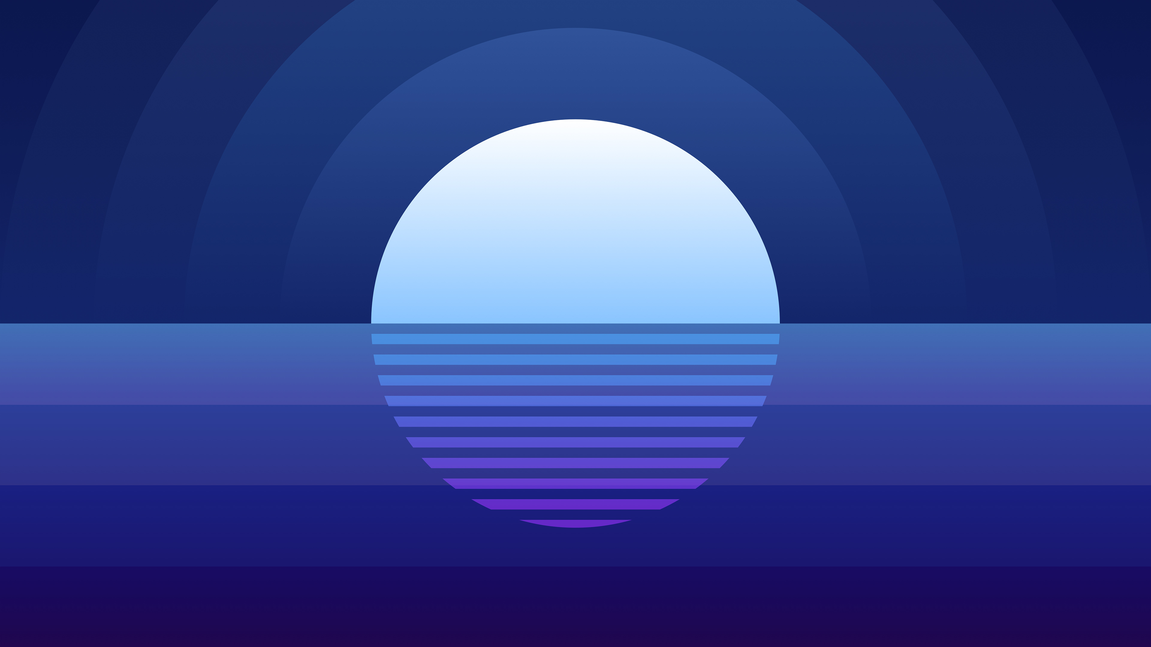 Moon Night Background Digital Art