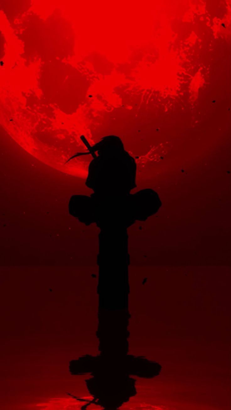 ITACHI BLOOD MOON LIVE WALLPAPER