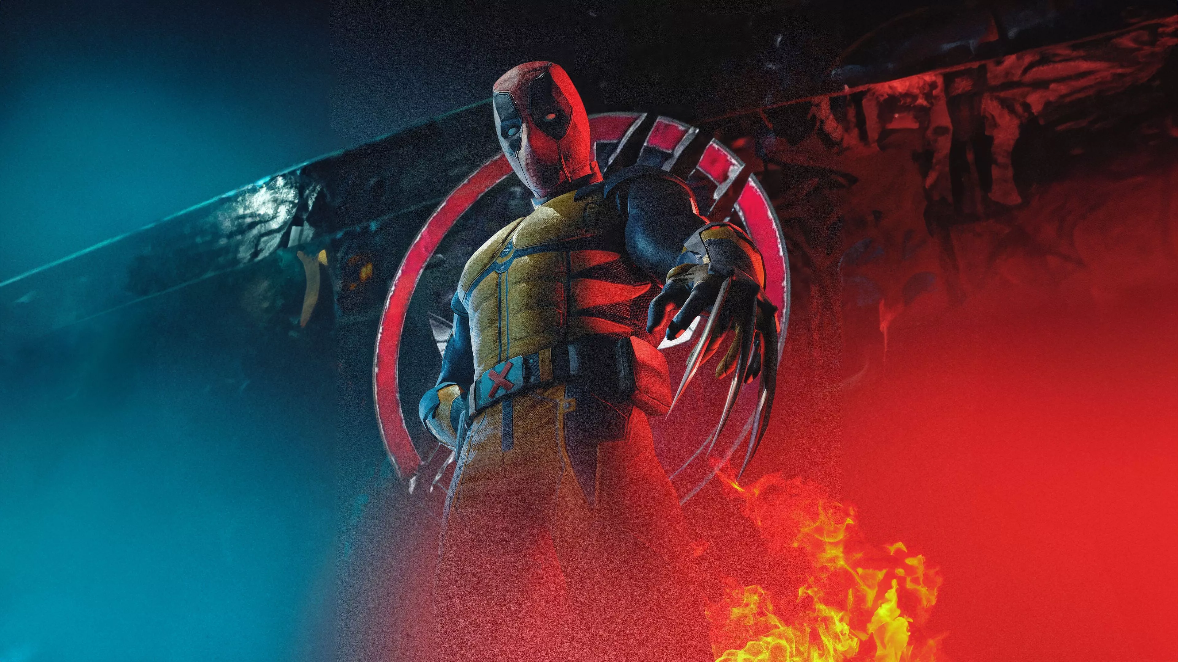 Deadpool x Wolverine Mutant Wallpaper