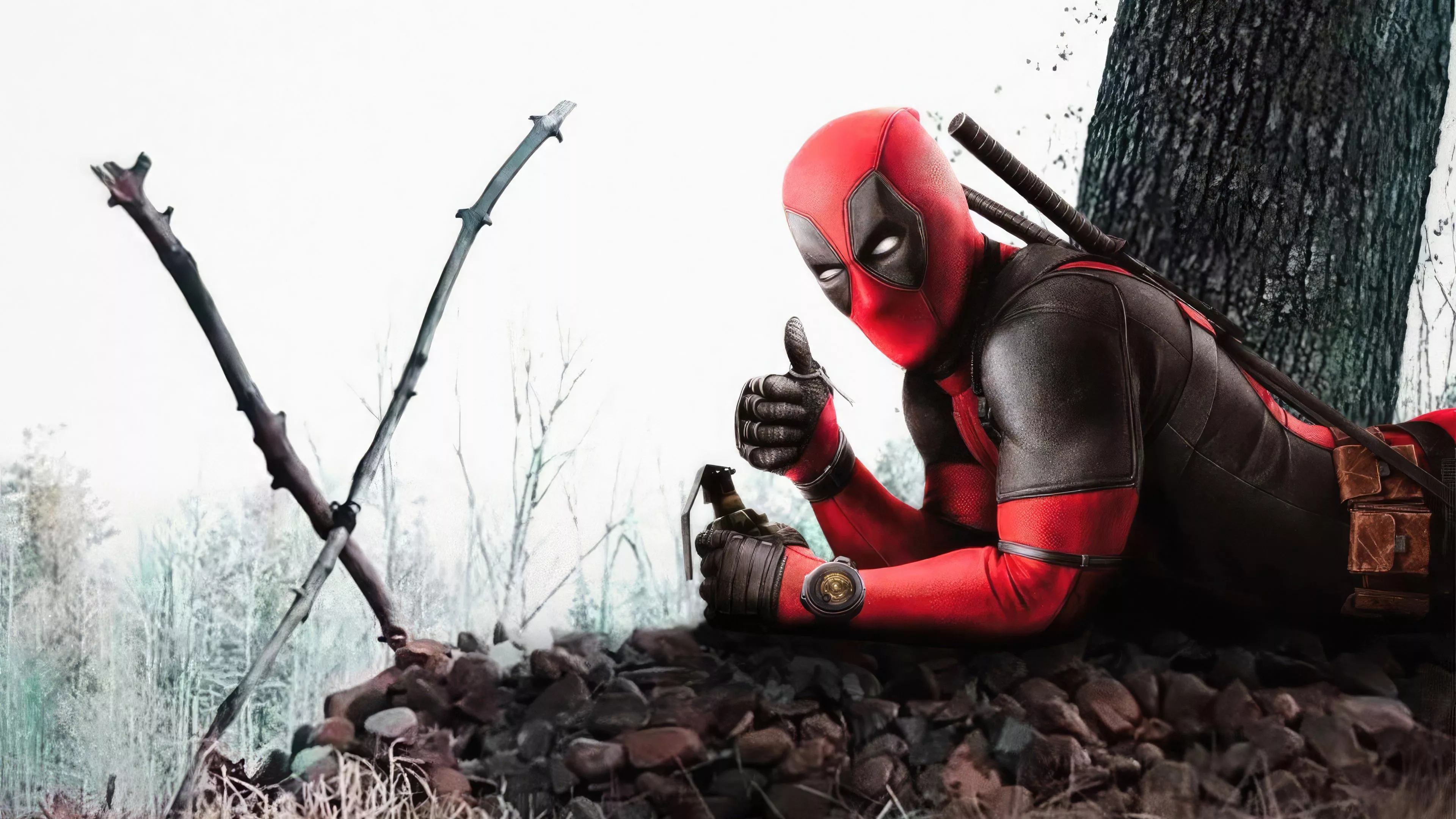 Wolverine Grave X Deadpool 3 Wallpaper