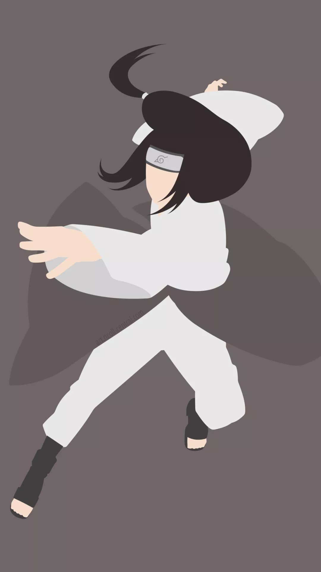 Mobile wallpaper: Anime, Naruto, Neji