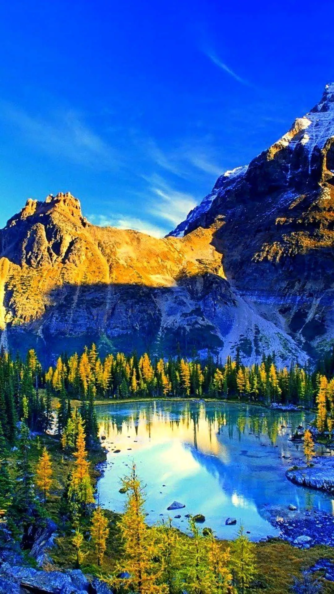 Blue Skies Nature 4k iPhone Wallpaper