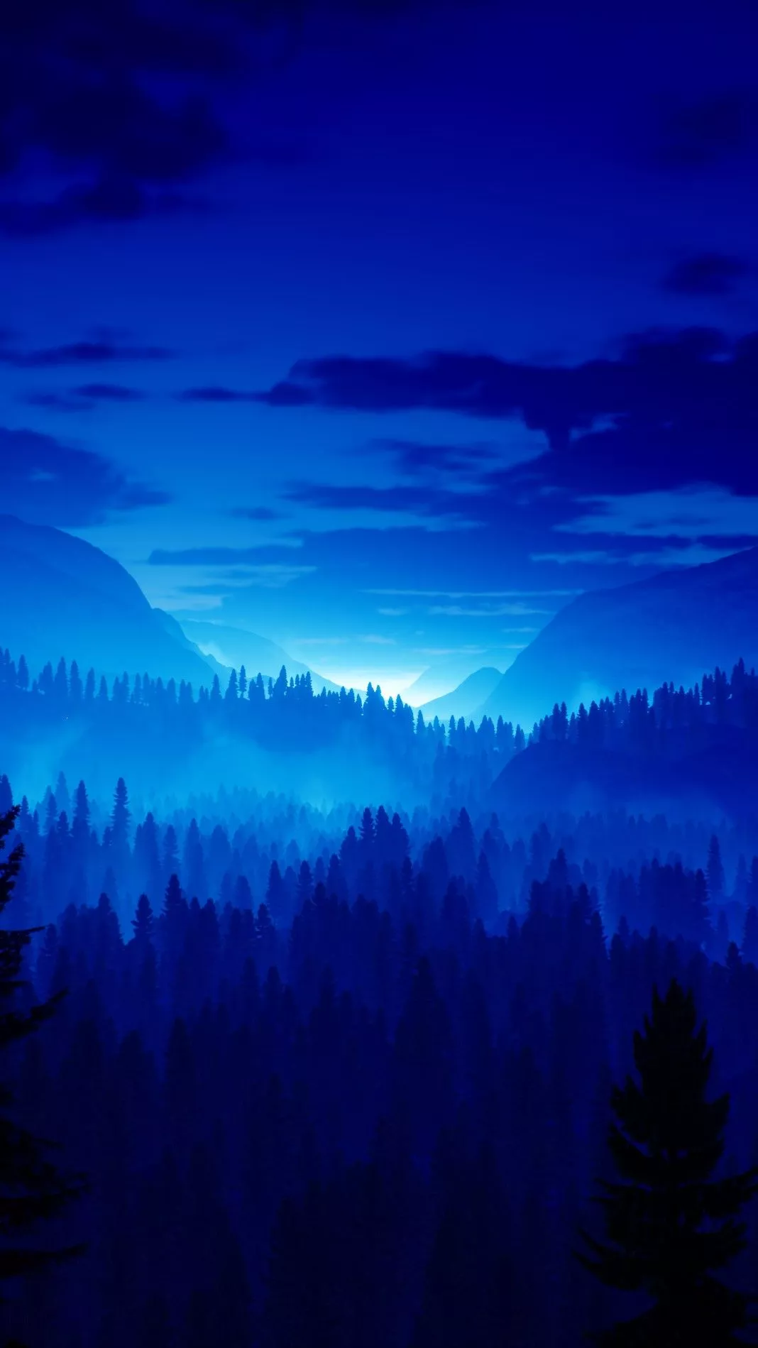 BLUE WALLPAPER FOR IPHONE