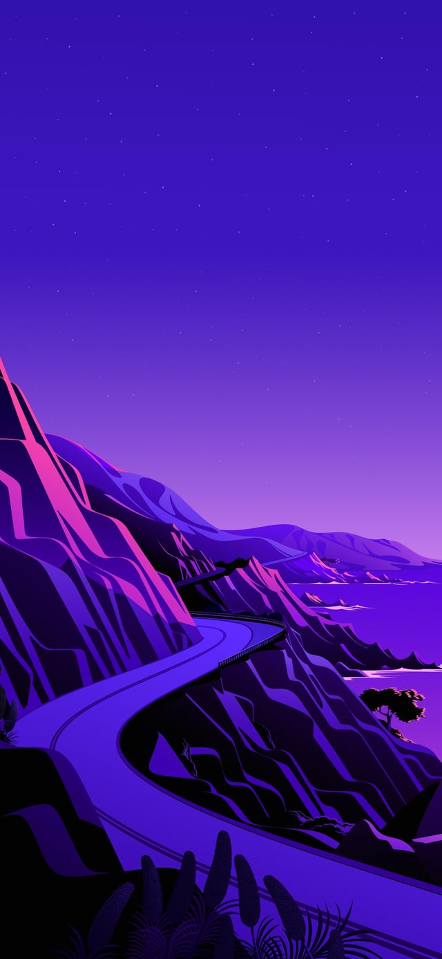 Cliffside road mac wallpaper